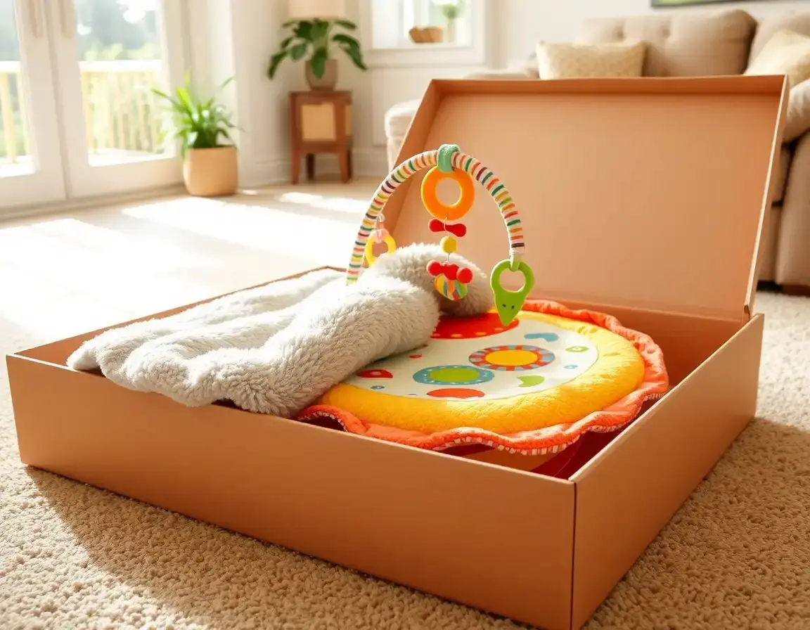 Tapis d'éveil d'activité doux pour bébé