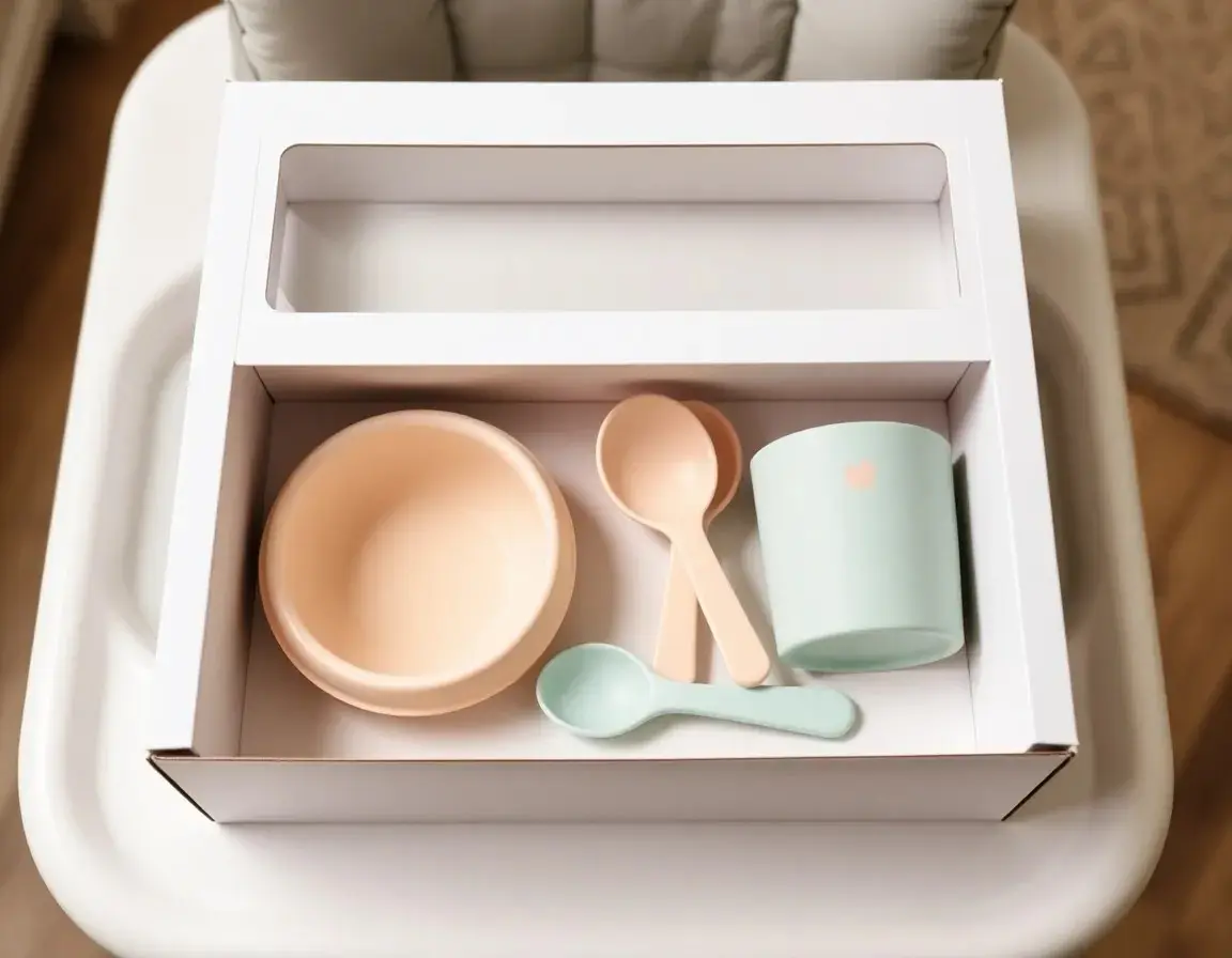 Set de Repas et Ustensiles en Silicone pour Bébé