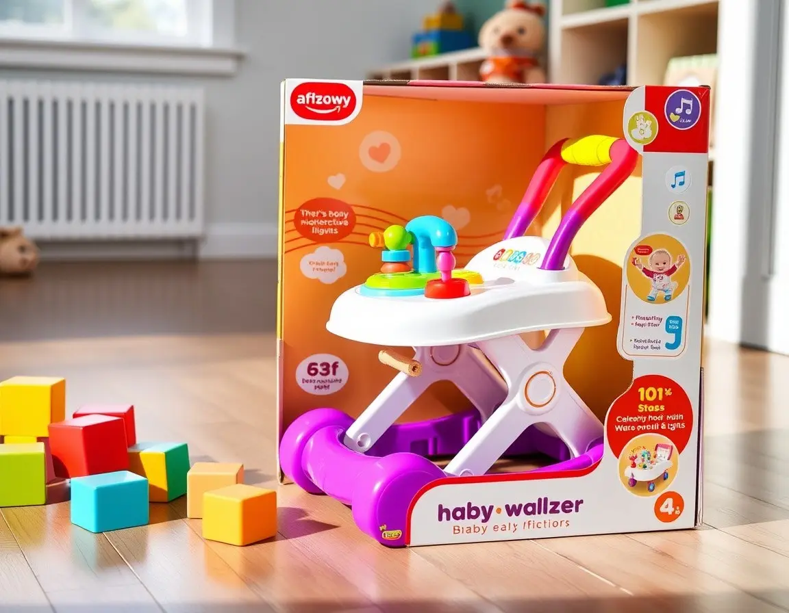 Trotteur Interactif Poussoir pour bébé