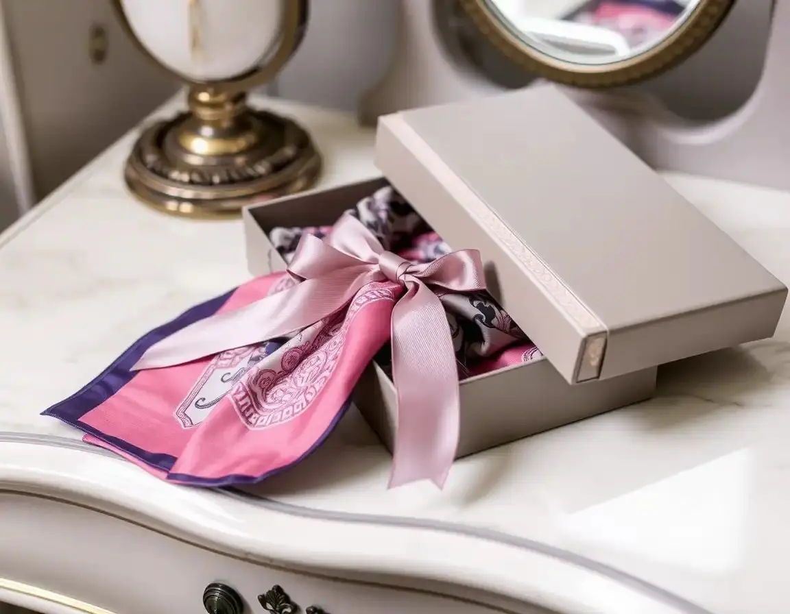 Foulard Carré en Soie de Luxe