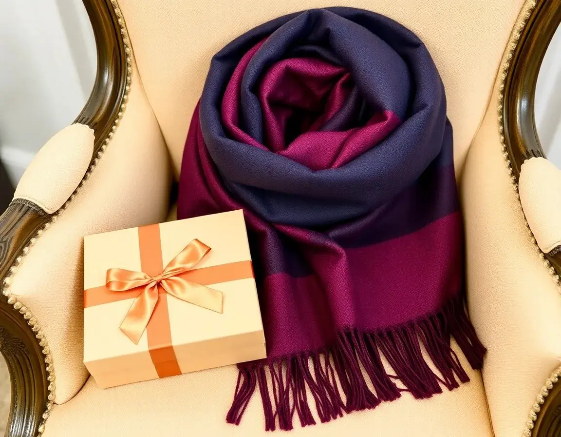 Châle Écharpe en Cachemire Doux