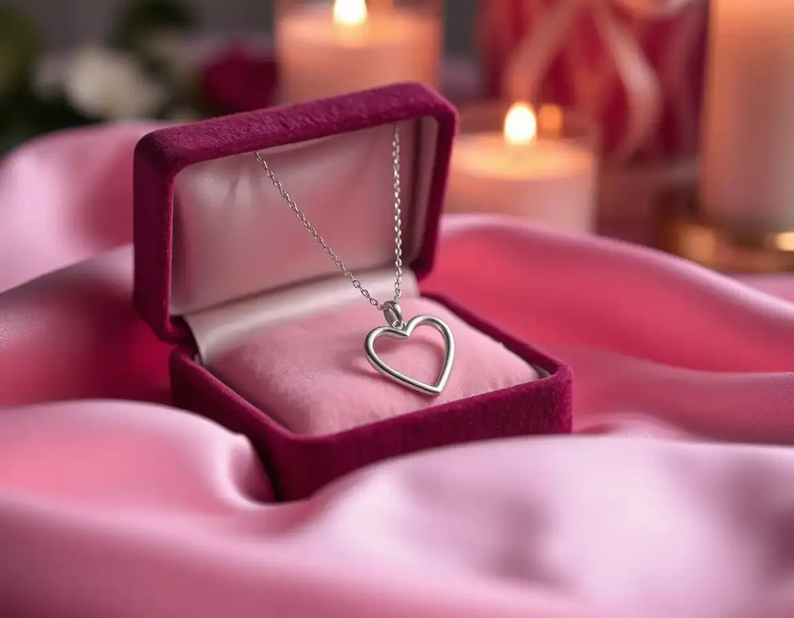 Collier Cœur en Argent Sterling