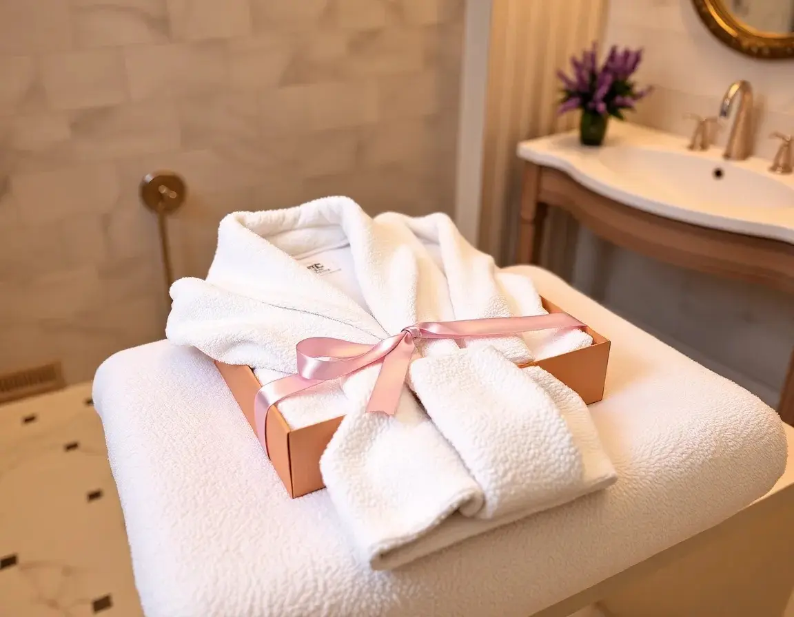 Ensemble de peignoirs moelleux pour couple