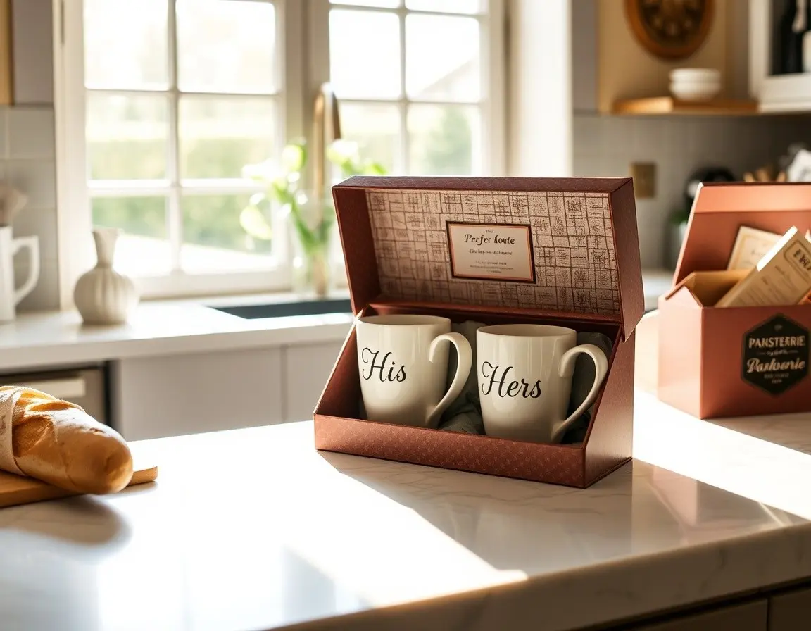 Ensemble de tasses assorties pour couple