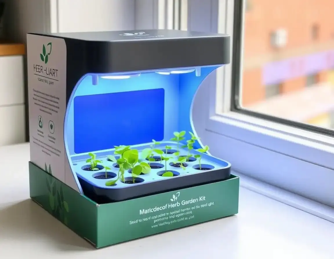 Kit de Démarrage Jardin d'Herbes Intérieur Intelligent