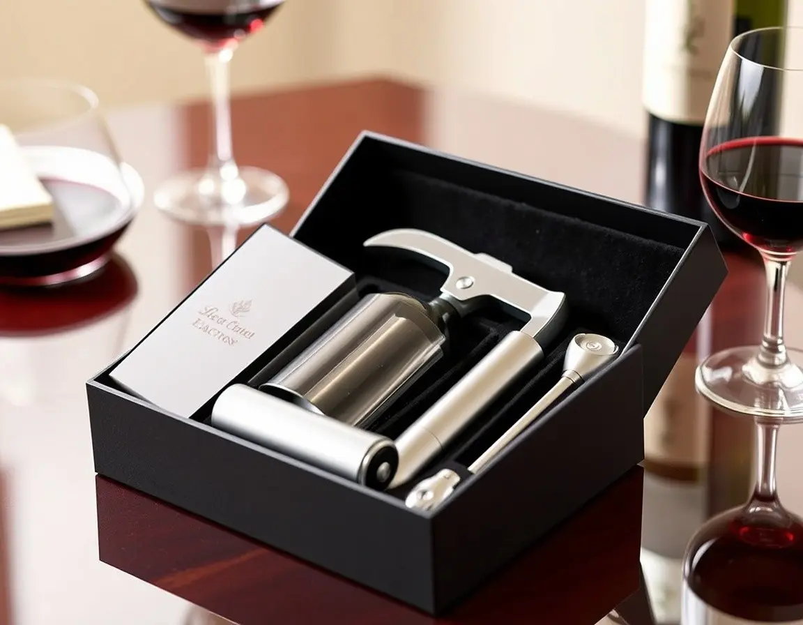 Coffret de Tire-Bouchon Électrique à Vin