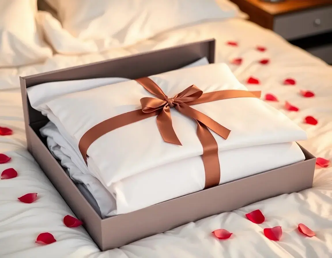 Parure de lit de luxe en coton égyptien