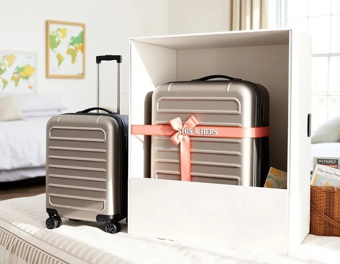 Ensemble de valises rigides premium 2 pièces