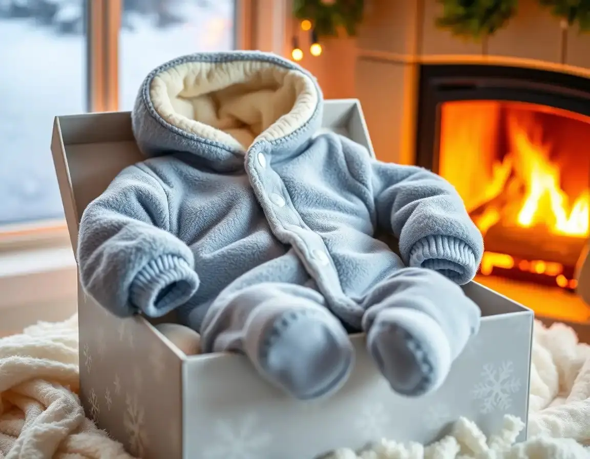 Combinaison d'Hiver en Polaire pour Bébé