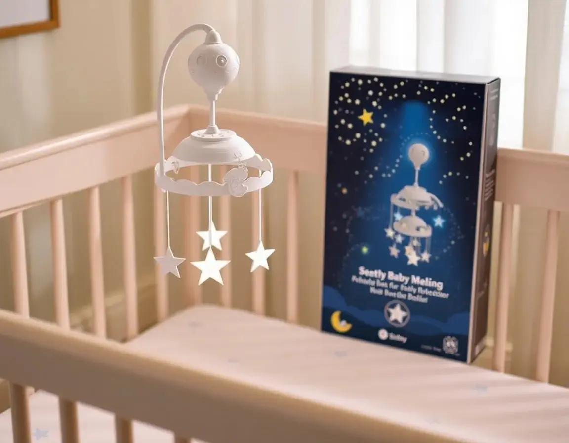 Mobile Musical pour Lit Bébé avec Projecteur