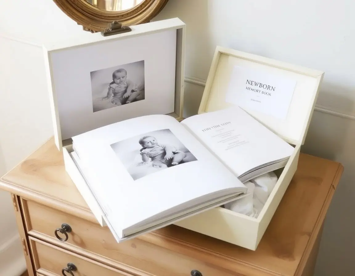 Livre de Souvenirs et Boîte à Keepsakes