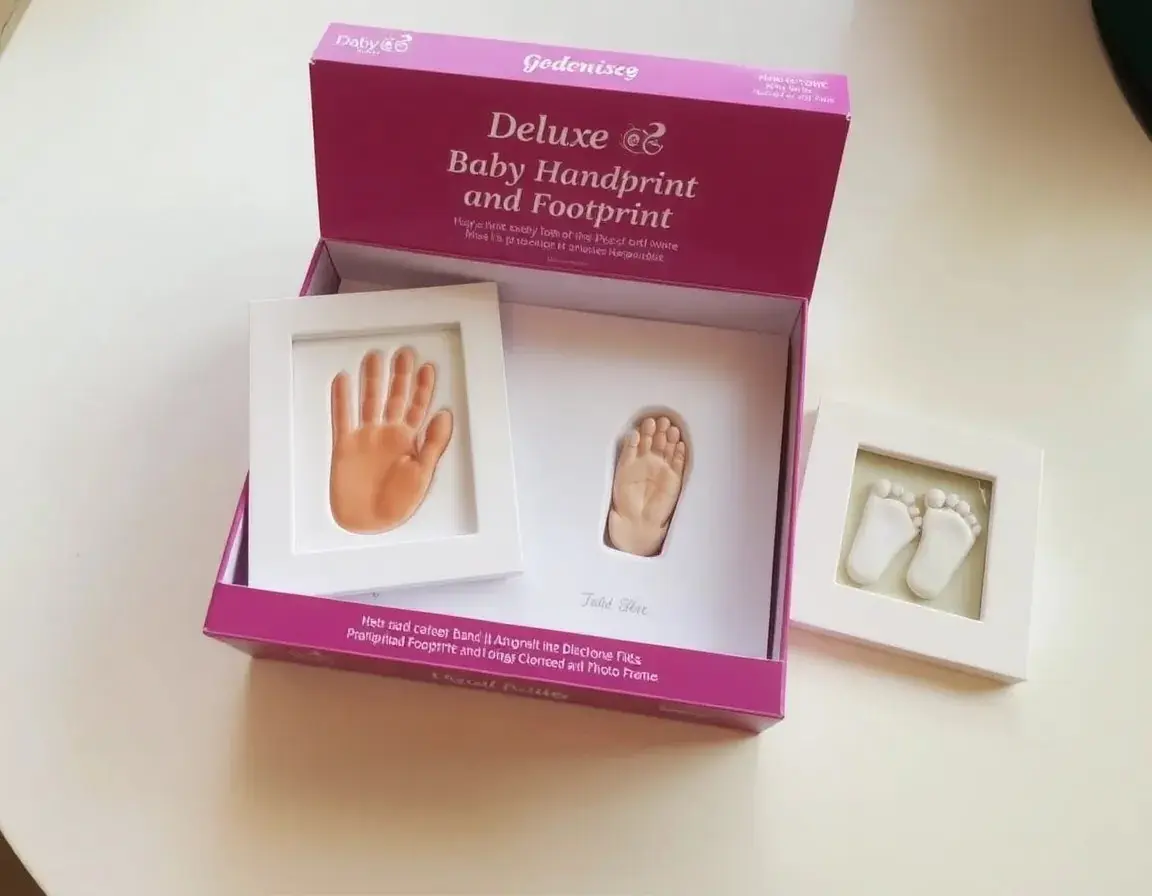 Kit Souvenir Empreintes Mains et Pieds Deluxe
