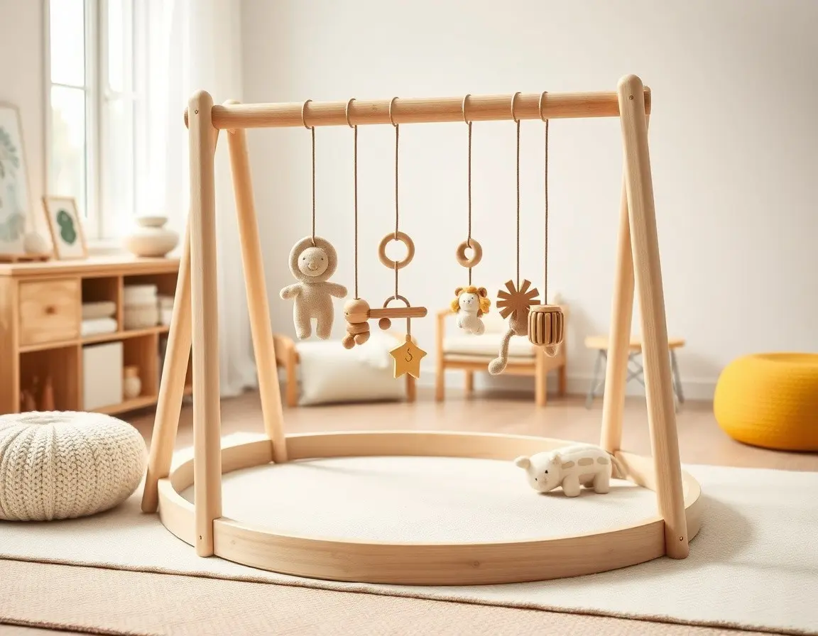 Arche d'Éveil en Bois Style Nordique