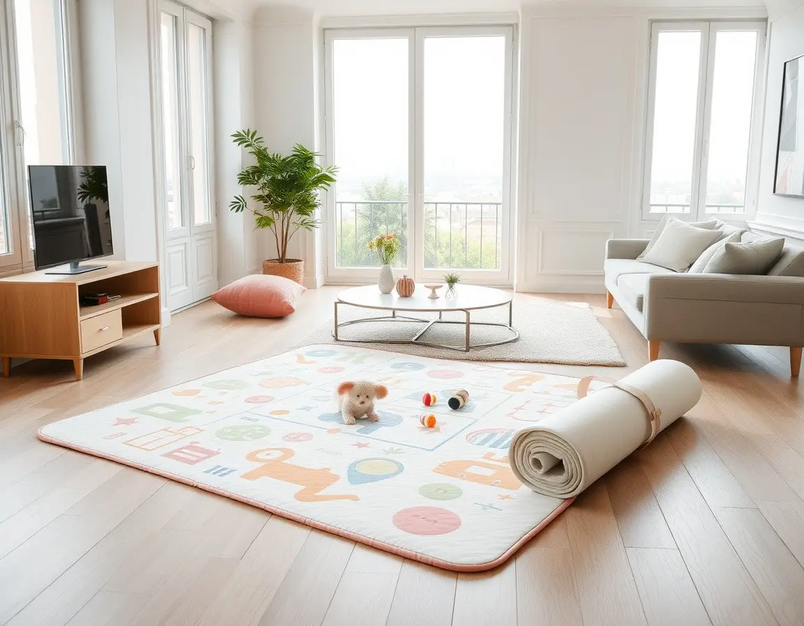 Grand Tapis de Jeu d'Activités