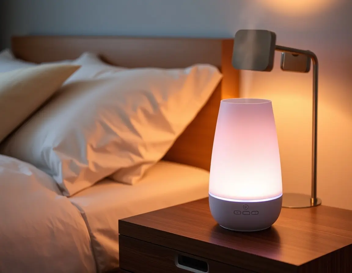 Humidificateur d'Aromathérapie avec Lumière