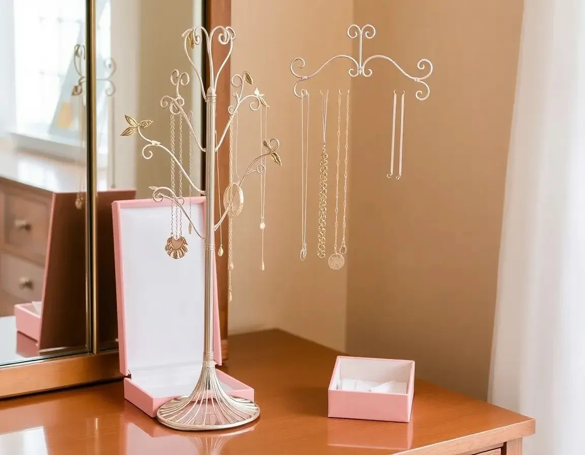 Porte-Bijoux Arbre et Organisateur