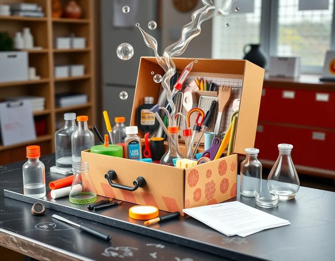Kit de Laboratoire d'Expériences Scientifiques pour Enfants