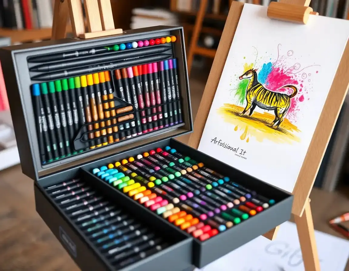 Ensemble de Marqueurs d'Art Professionnels 80 Couleurs