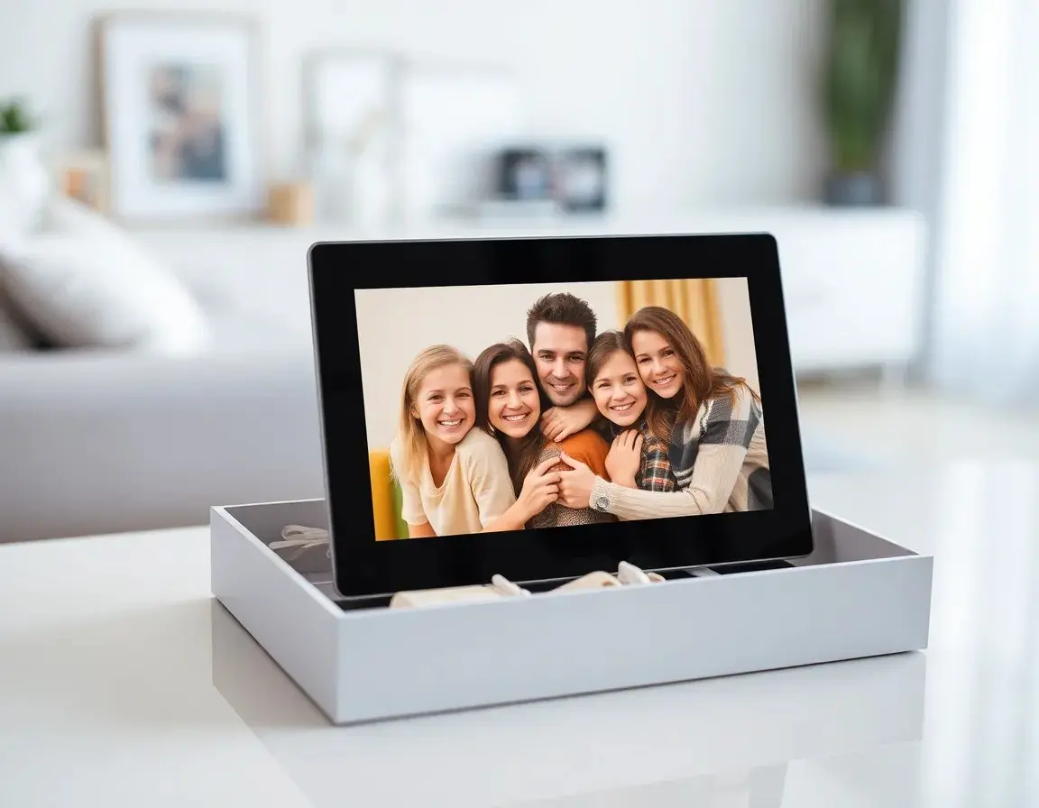 Cadre Photo Intelligent avec Affichage Numérique