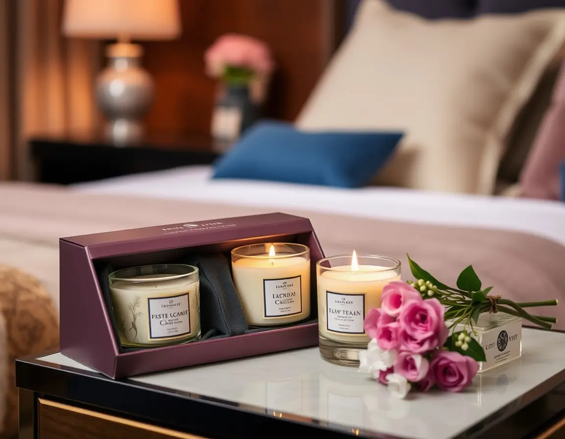 Ensemble de Bougies Parfumées Luxueuses