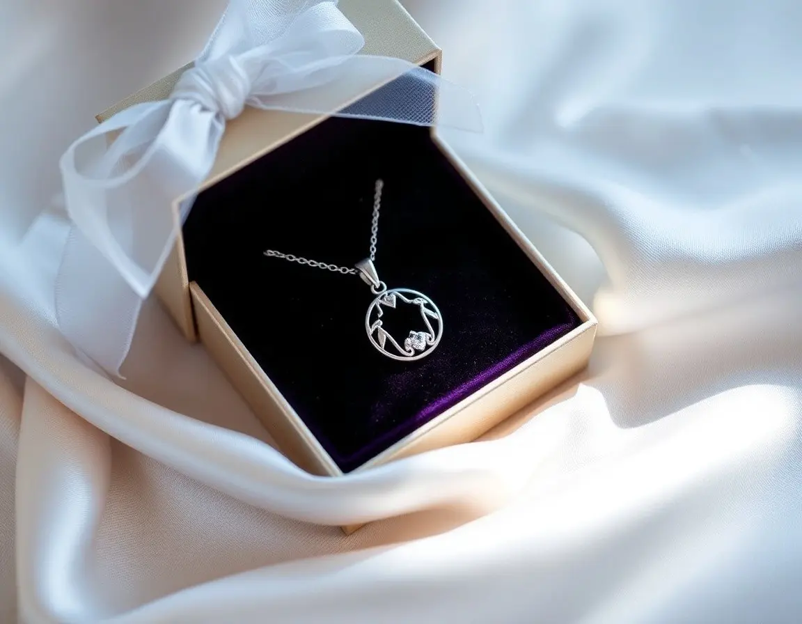 Collier Pendentif en Argent Sterling