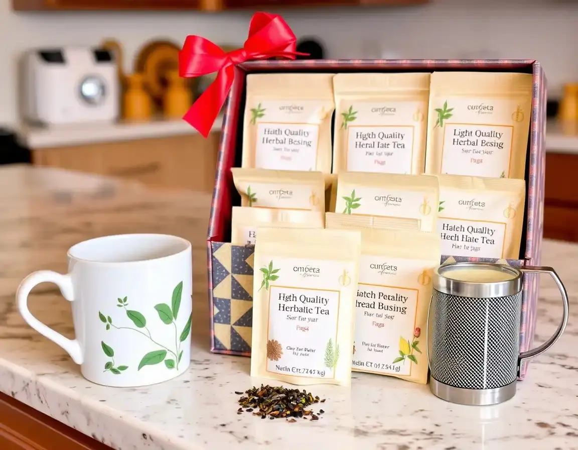 Assortiment de Tisanes et Thés Premium pour Grand-Mère