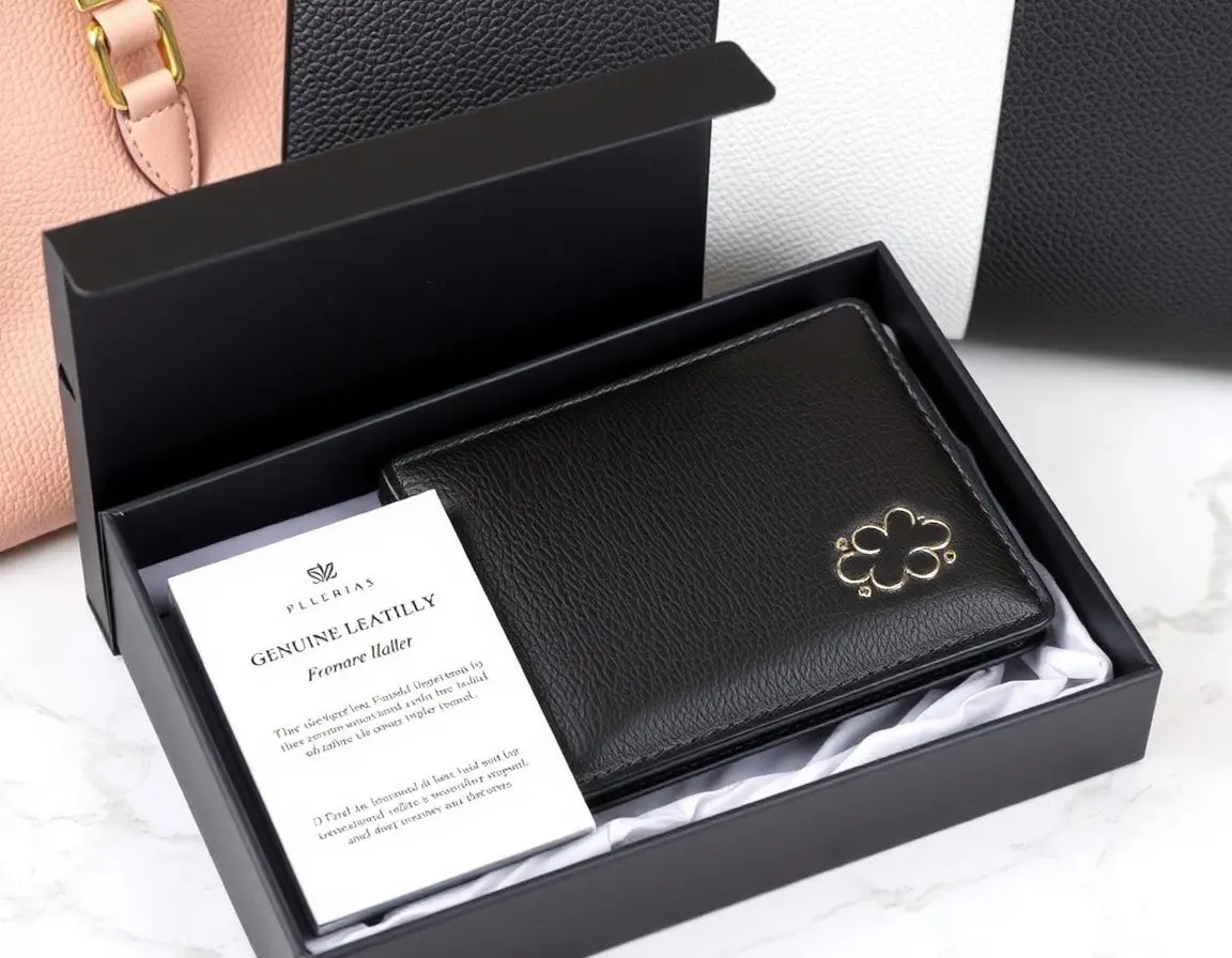 Portefeuille en Cuir Anti-RFID