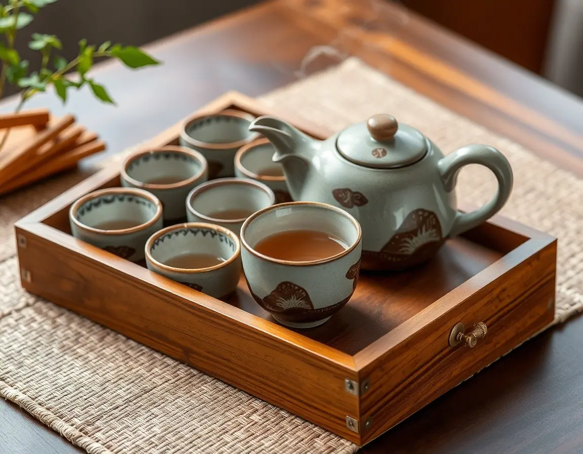 Service à Thé Céramique Style Japonais