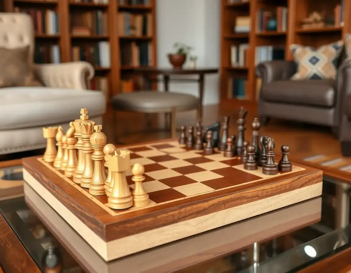 Jeu d'Échecs Classique en Bois