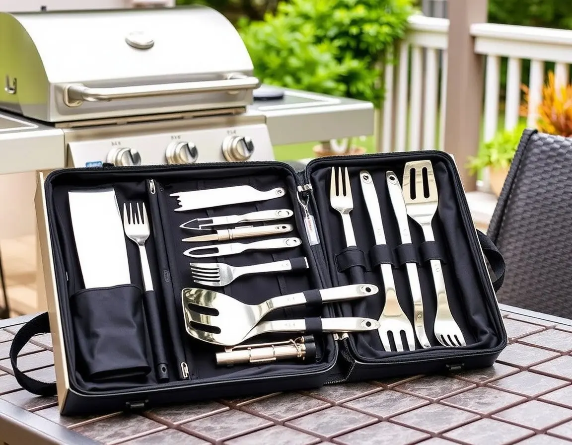 Set d'Outils BBQ Professionnel