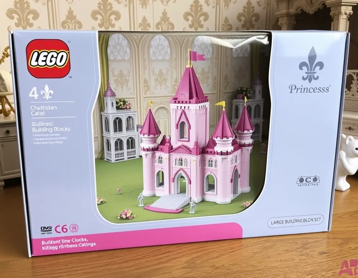 Grands blocs de construction Château de Princesse