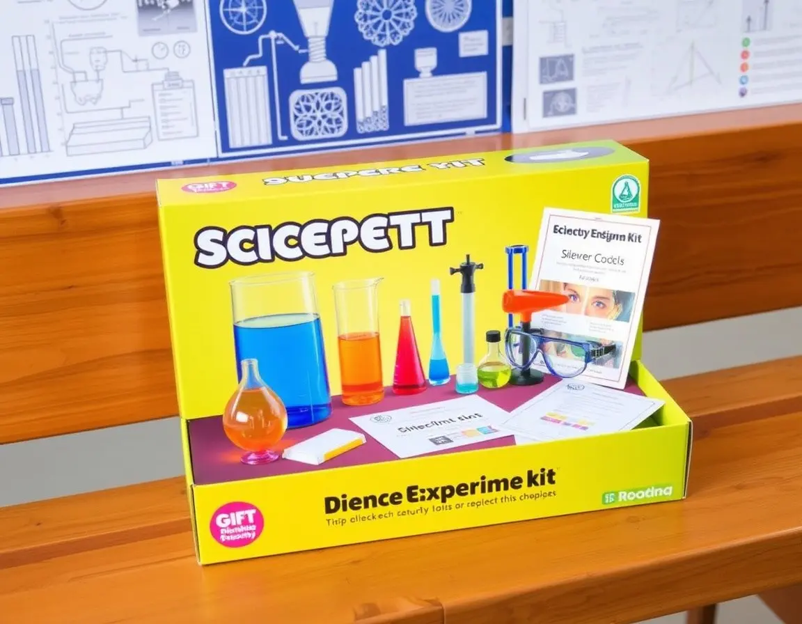 Kit d'expériences scientifiques pour enfants
