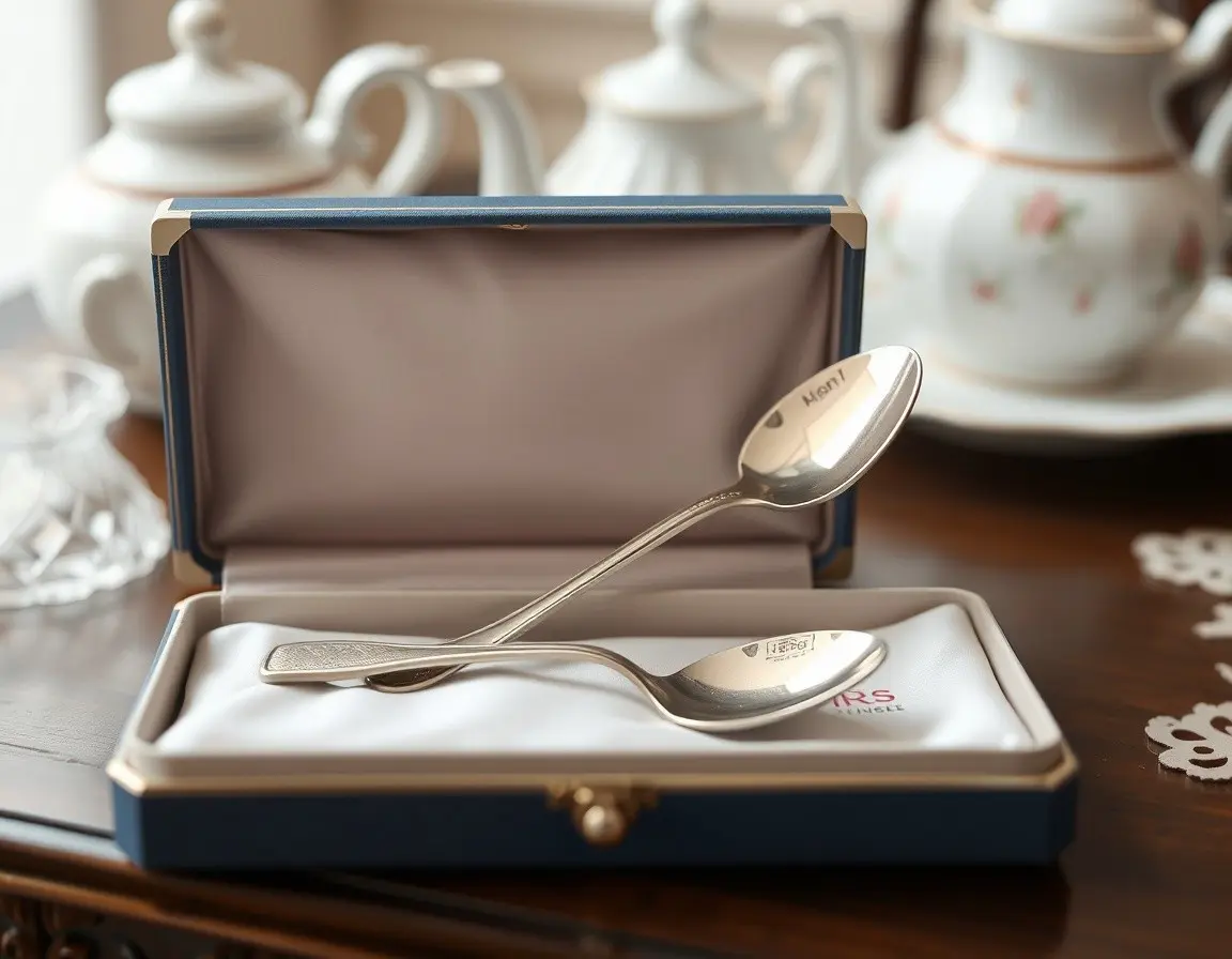 Set de Couverts en Argent pour Bébé