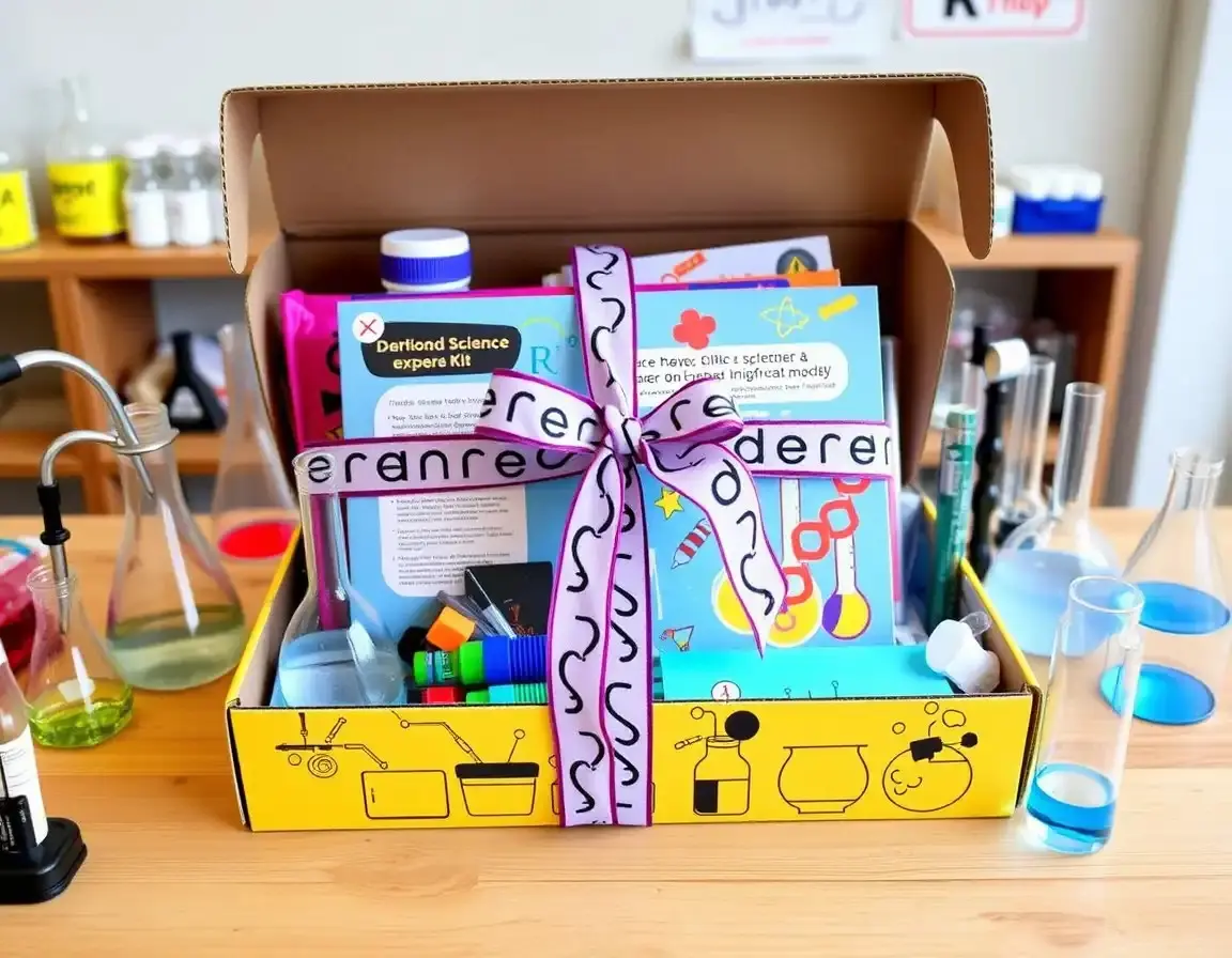 Kit d'expérimentation scientifique avancé pour jeune fille