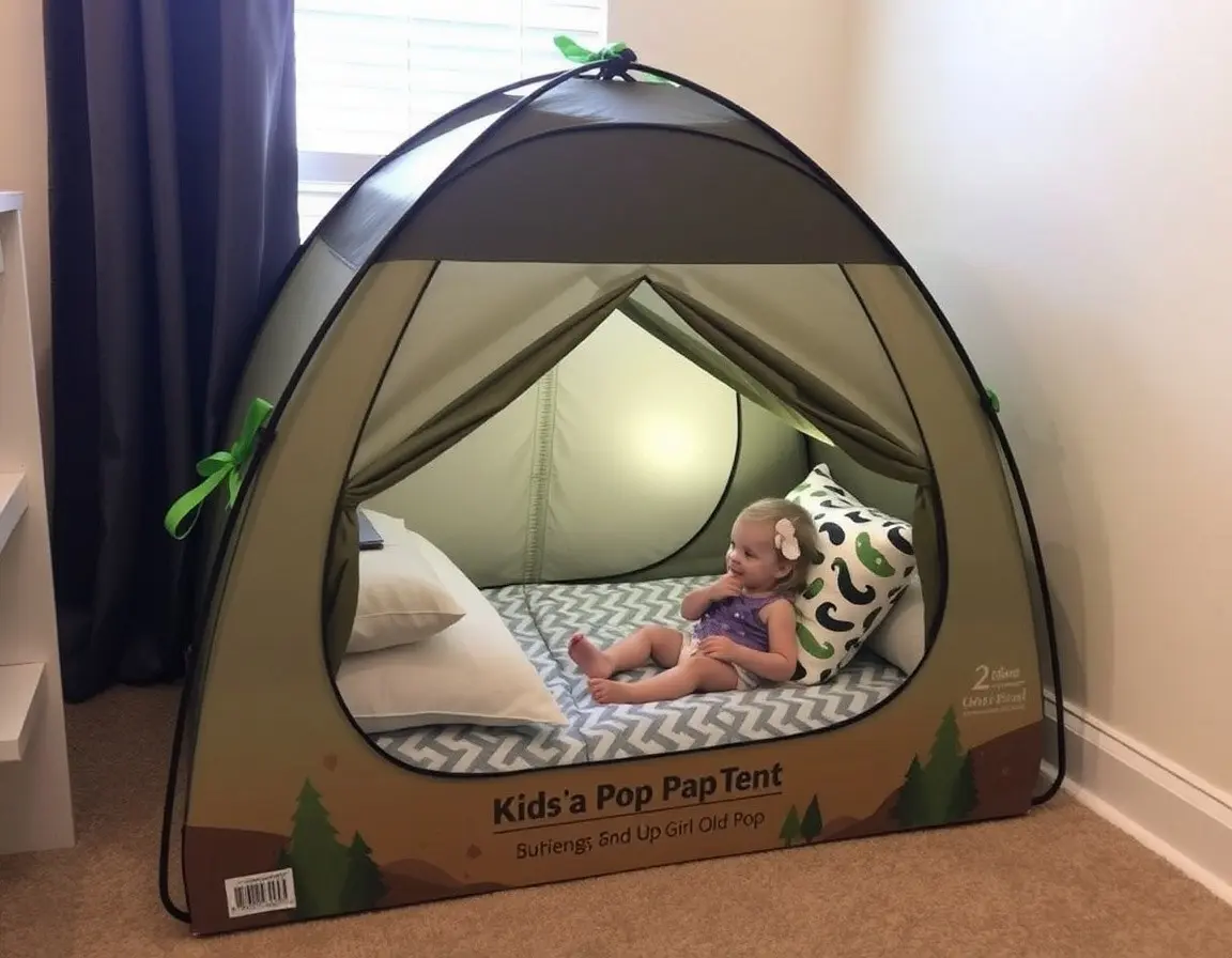 Tente de jeu pop-up pour enfants, idée cadeau fille 2 ans