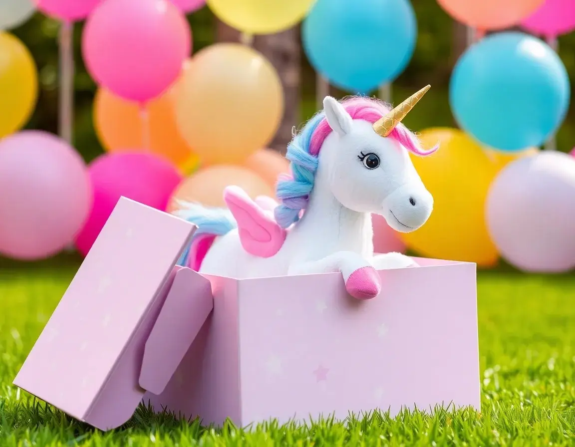 Jouet à enfourcher Licorne