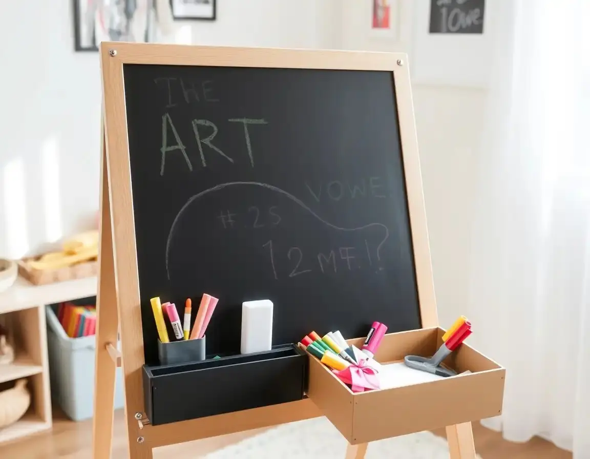 Chevalet d'Art pour Enfants avec Fournitures