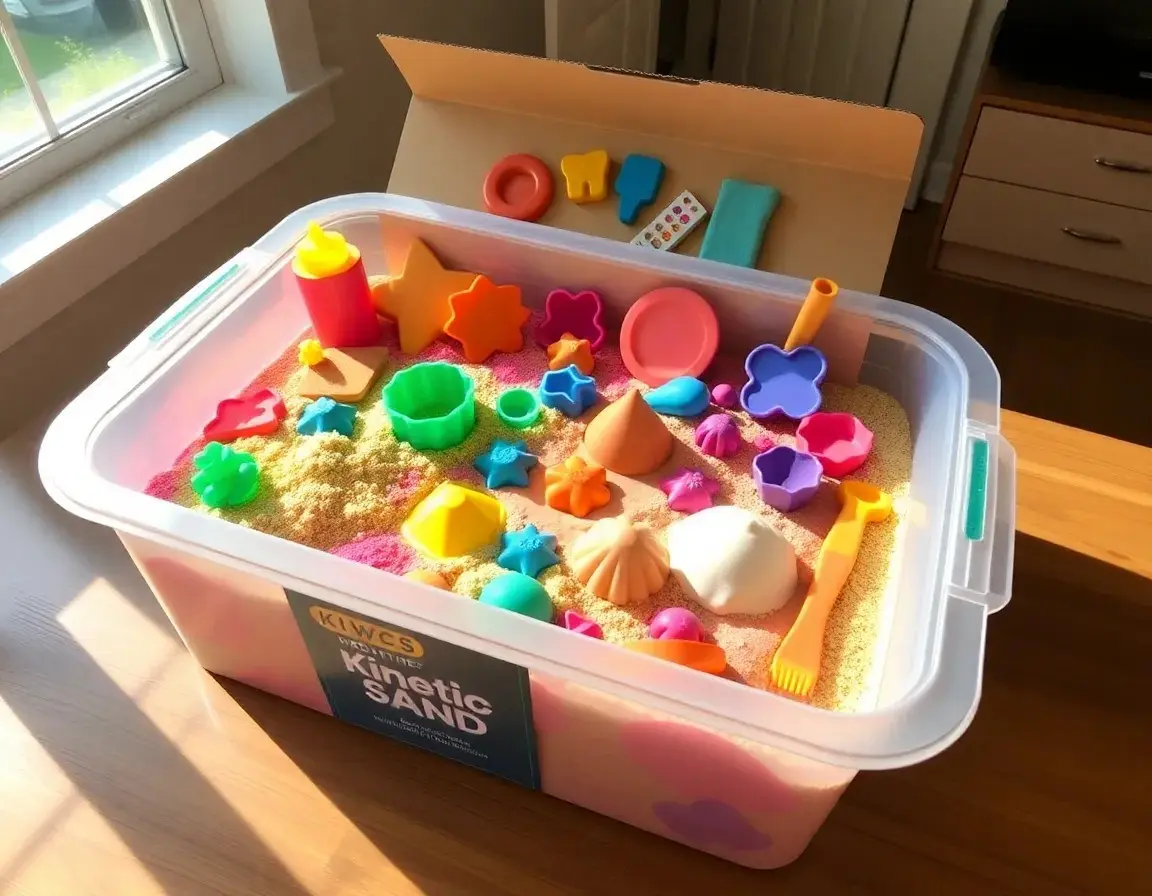 Kit de Jeu Sensoriel Sable Cinétique