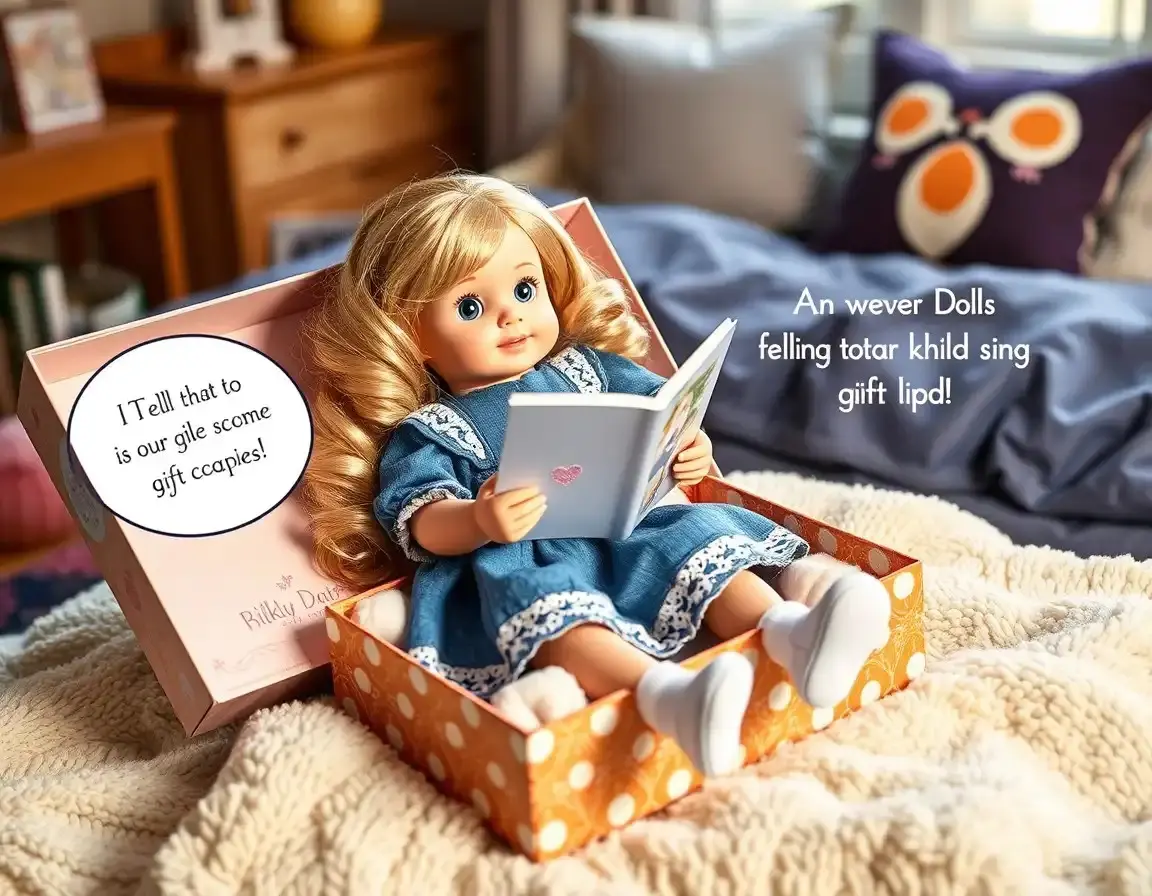 Poupée interactive conteuse d'histoires