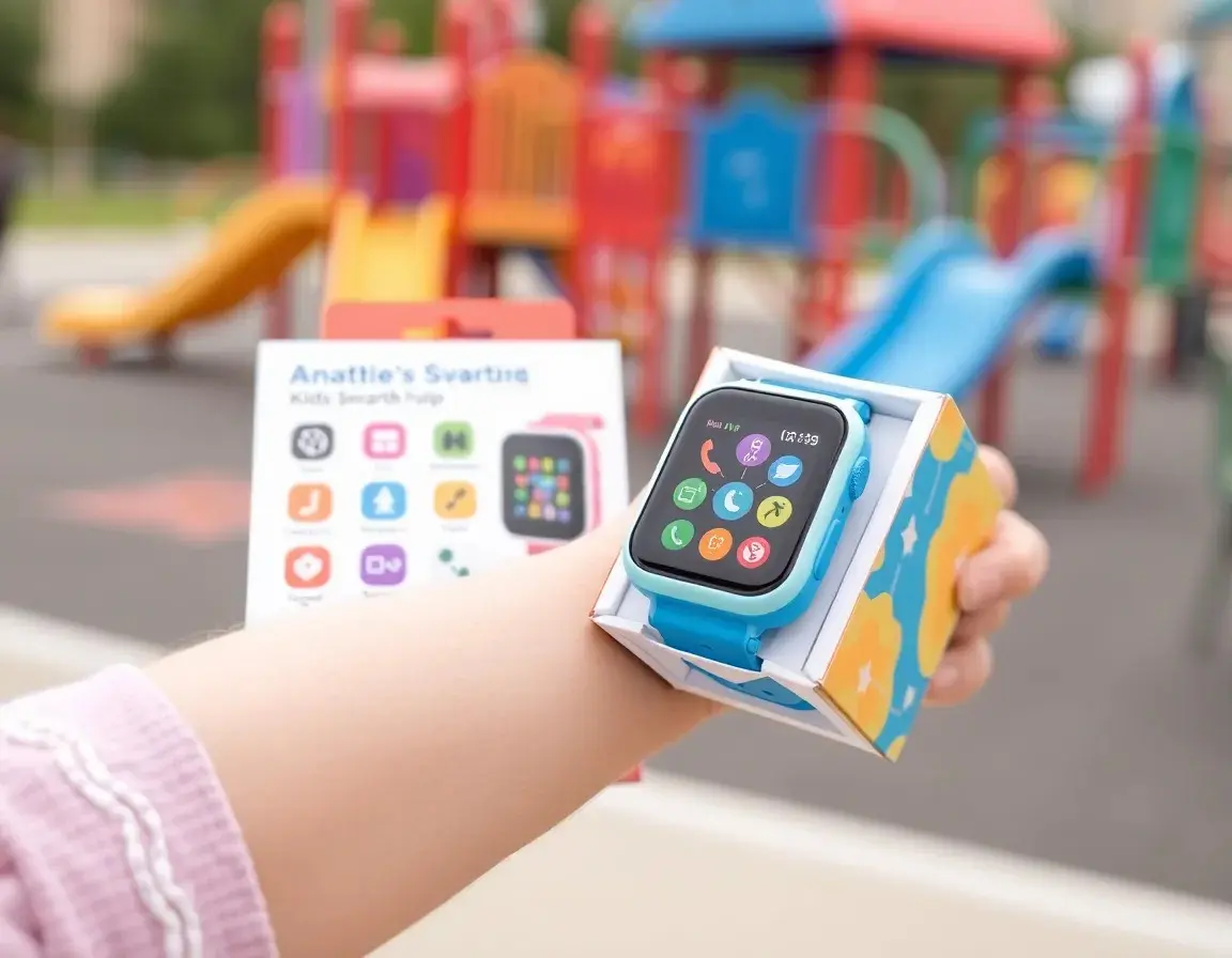 Montre Connectée pour Enfants avec Jeux et Appareil Photo