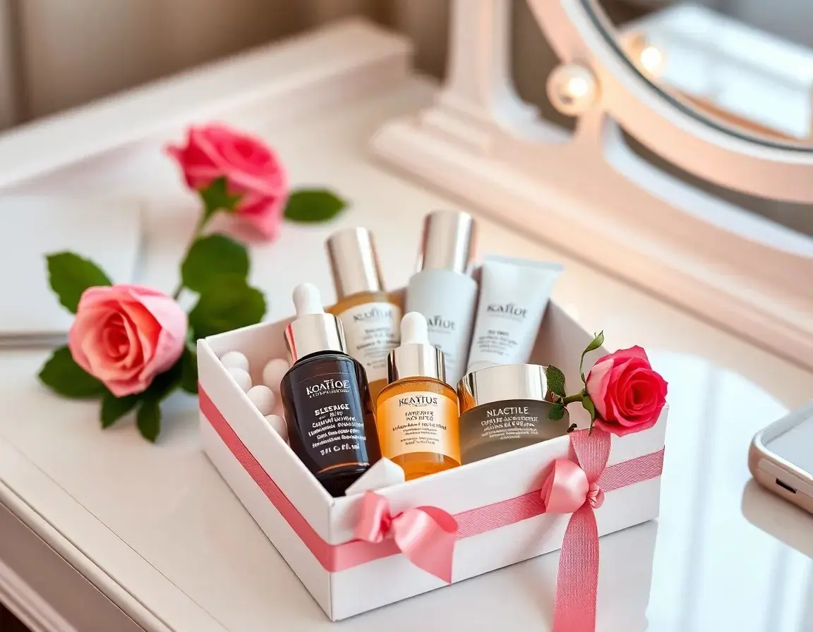Coffret de soins anti-âge de luxe