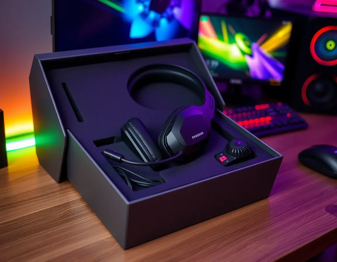 Casque de Jeu avec Micro