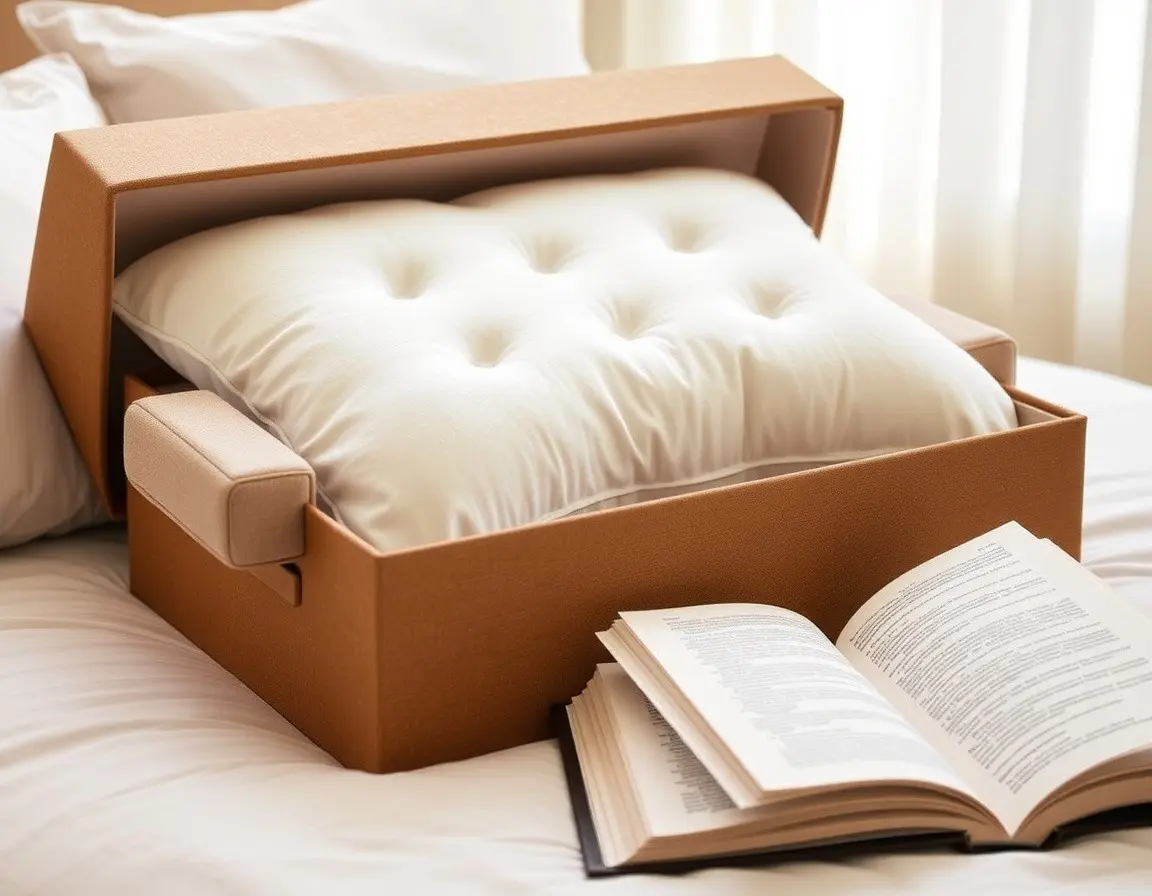 Oreiller de lecture réglable avec accoudoirs