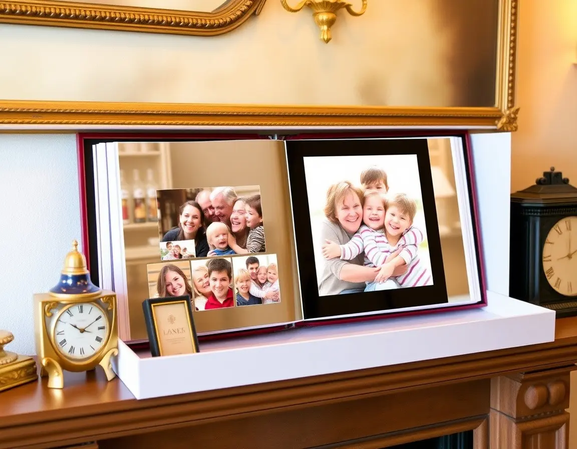 Grand cadre photo numérique