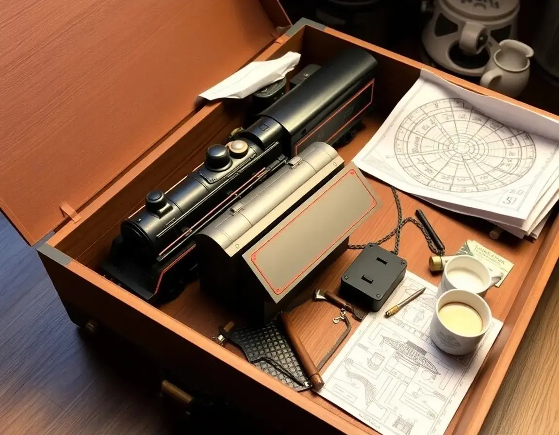 Maquette du Poudlard Express