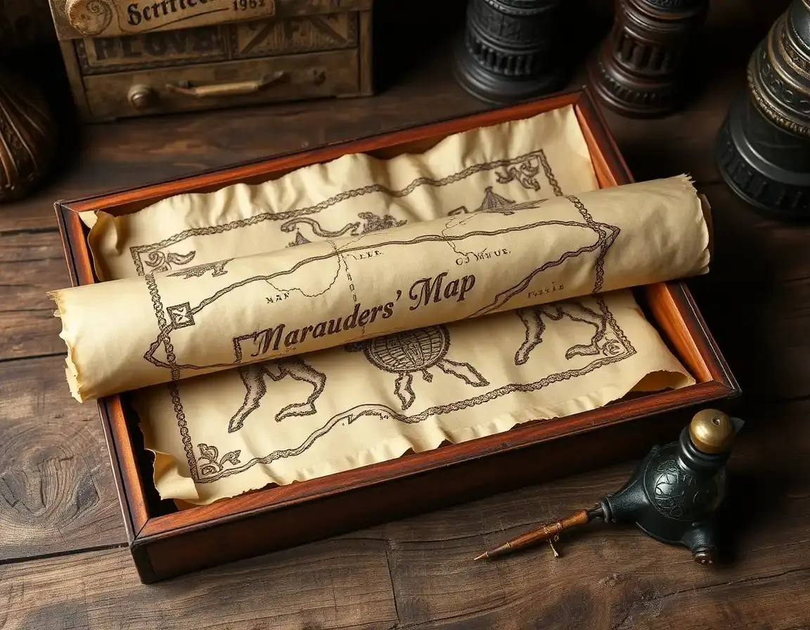 Réplique de la Carte du Maraudeur