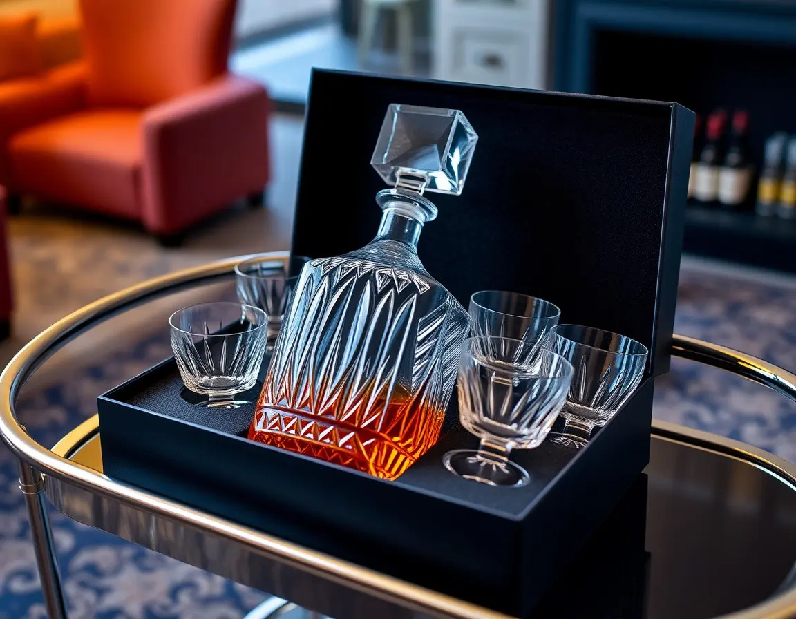 Ensemble de Carafe à Whisky Premium