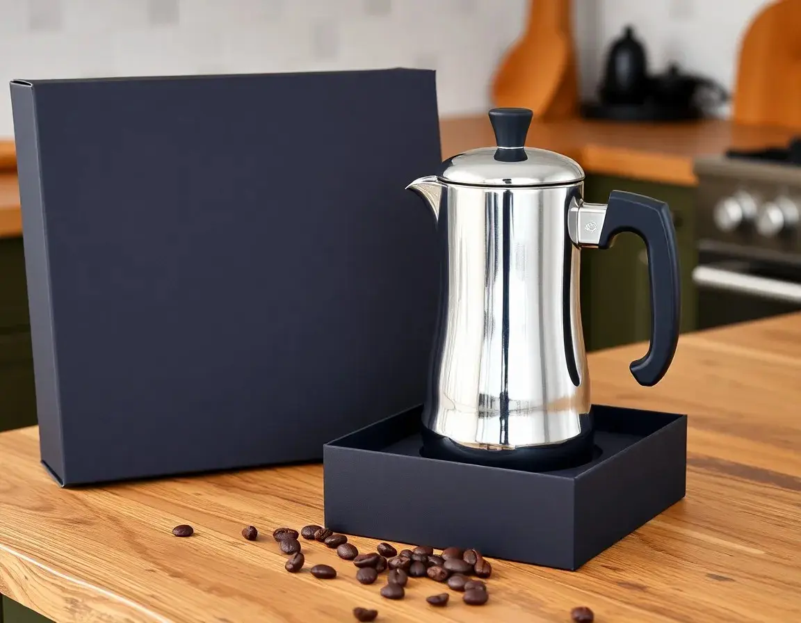 Machine à Espresso en Acier Inoxydable