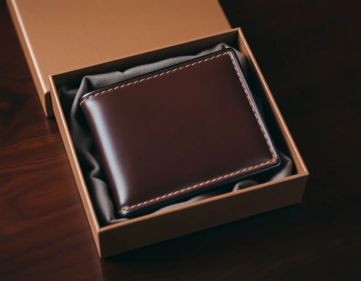 Portefeuille en Cuir Véritable