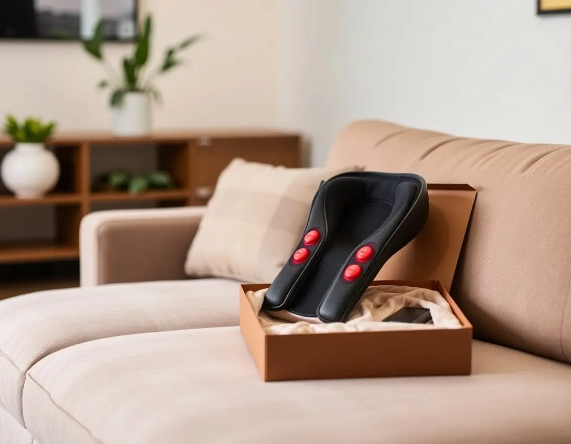 Masqueur Électrique Cou et Dos avec Chaleur